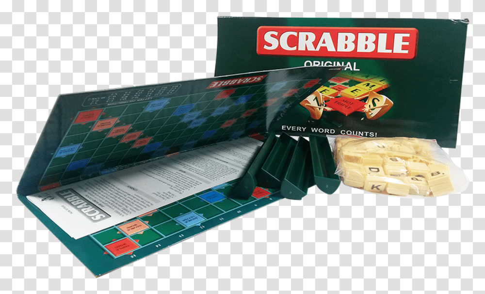 Scrabble 116y2 Small Board Game Poker Set, Laptop, Computer, Electronics Transparent Png