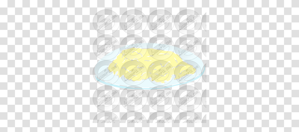 Scrambled Eggs Stencil For Classroom Therapy Use Great Circle, Cream, Dessert, Food, Sweets Transparent Png