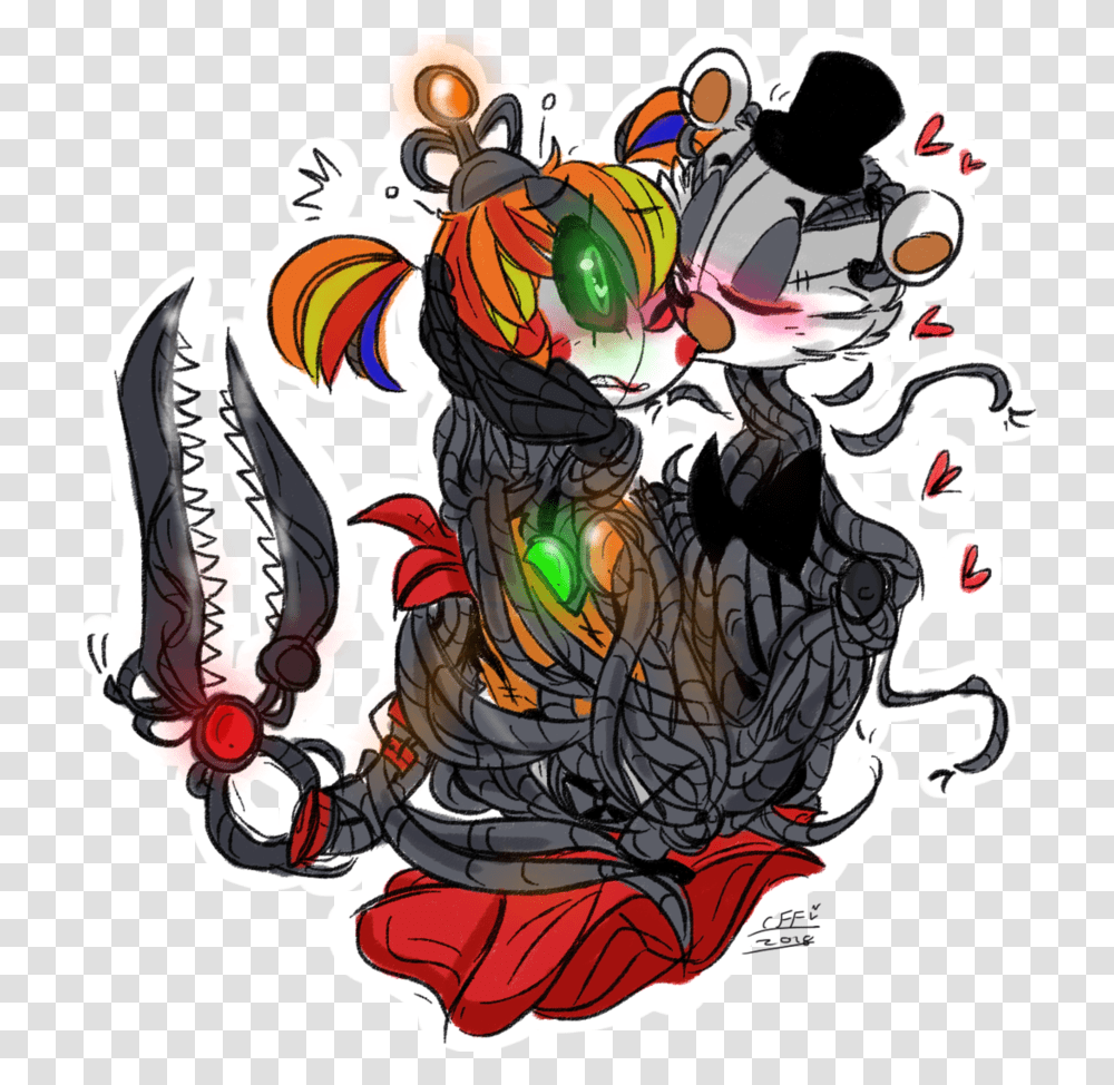 Scrap Baby X Molten Freddy By Circusfnaffamily Five Nights At Freddy's Scrap Baby, Label Transparent Png