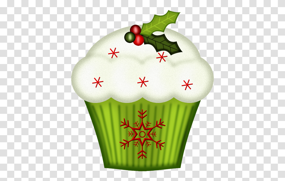Scrap Nadal First Christmas, Cupcake, Cream, Dessert, Food Transparent Png