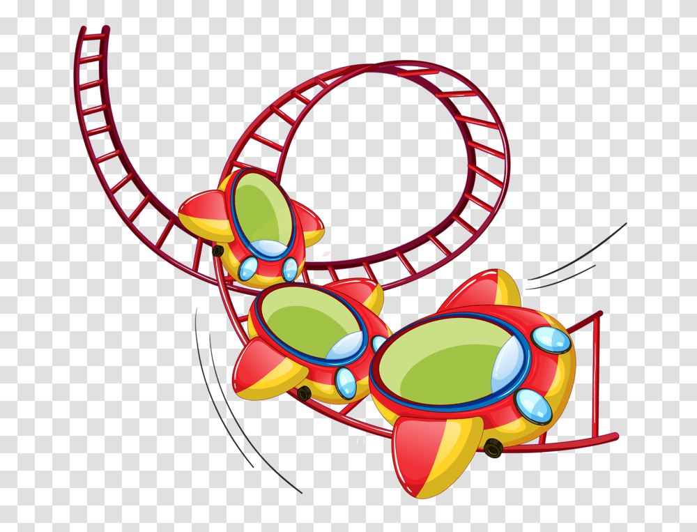 Scrapbook Amusement Park Playground, Roller Coaster Transparent Png