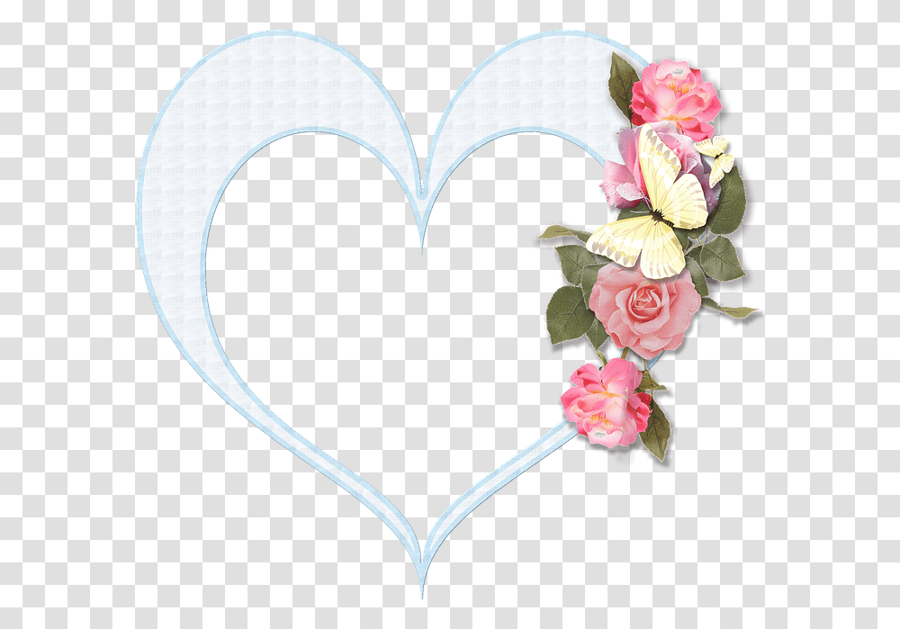 Scrapbook Element Cluster Garden Roses, Plant, Heart, Flower, Blossom Transparent Png