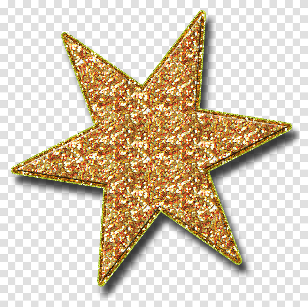 Scrapbook Rigid Star Glitter Imagini Cu Stelute De Craciun, Cross, Symbol, Light, Gold Transparent Png