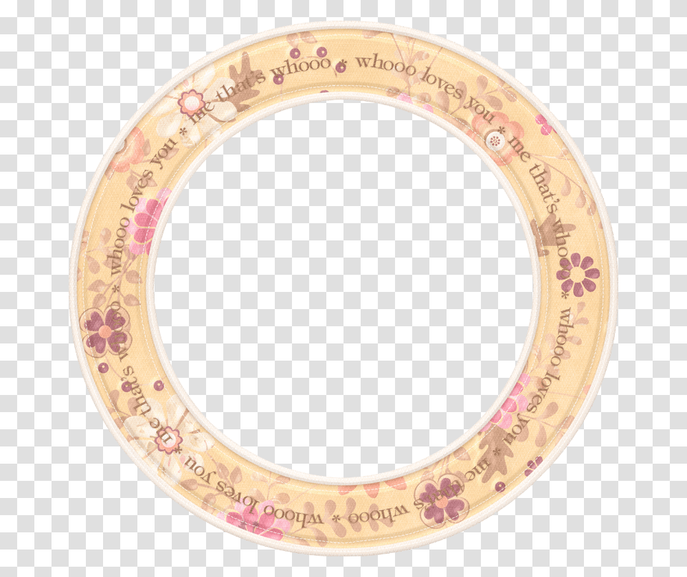 Scrapbooking Cadre Rond Tube Circle, Tape, Horseshoe Transparent Png