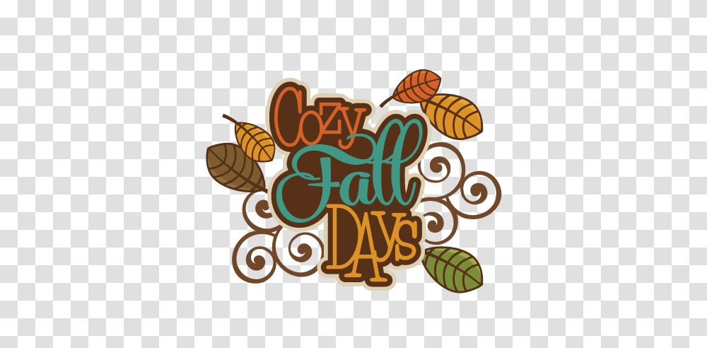 Scrapbooking Fall Titles Cozy Fall Days Autumn, Dynamite, Animal, Invertebrate Transparent Png