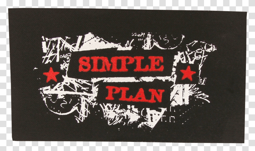 Scratched Stars Patch Package For You Simple Plan, Label, Blackboard Transparent Png
