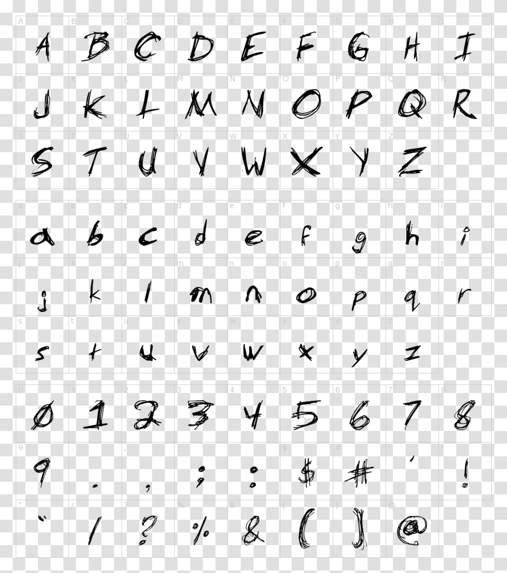 Scratches Filter Alphabet Fonts, Number, Calendar Transparent Png