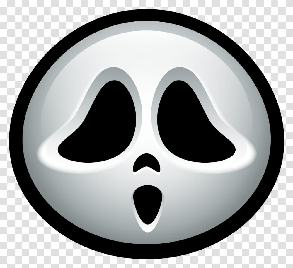 Scream Outline Mask Halloween Outlined Halloween Ghost Face Scary Icon Transparent Png