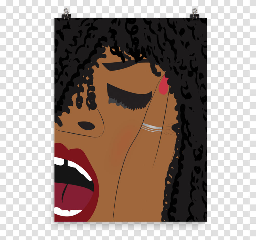 Scream Print Illustration, Head, Face, Teeth, Mouth Transparent Png