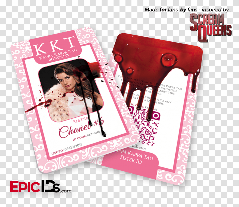Scream Queens Inspired Chanel Hell Week, Person, Paper, Diary Transparent Png