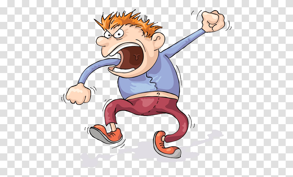 Screaming Anger Cartoon Clip Art Mad And Angry Synonyms, Person, Outdoors, Face, Nature Transparent Png