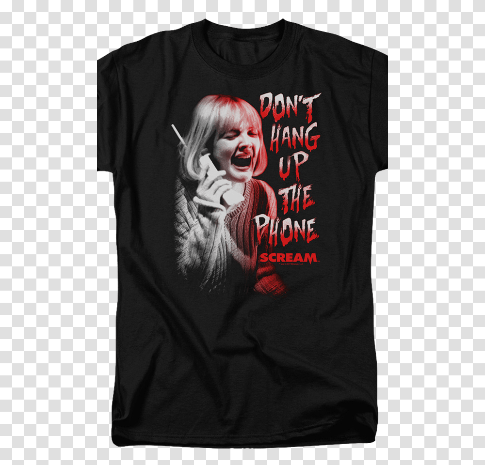 Screaming Don't Clipart Don't Hang Up The Phone Scream, Apparel, Sleeve, T-Shirt Transparent Png