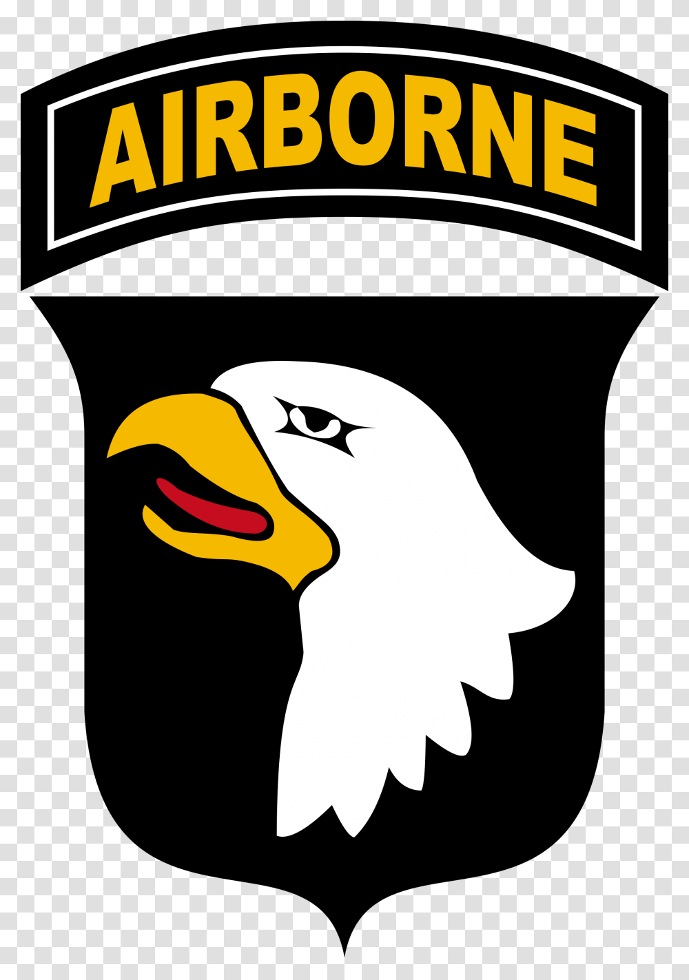 Screaming Eagle 101st Logo By Verdell Towne 101st Airborne Patch, Bird, Animal, Beak, Poster Transparent Png