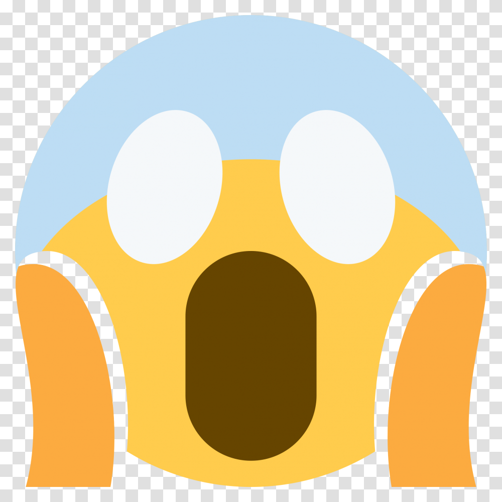 Screaming Emoji Meaning With Pictures Scream Emoji Twitter, Food, Text, Cushion, Pillow Transparent Png
