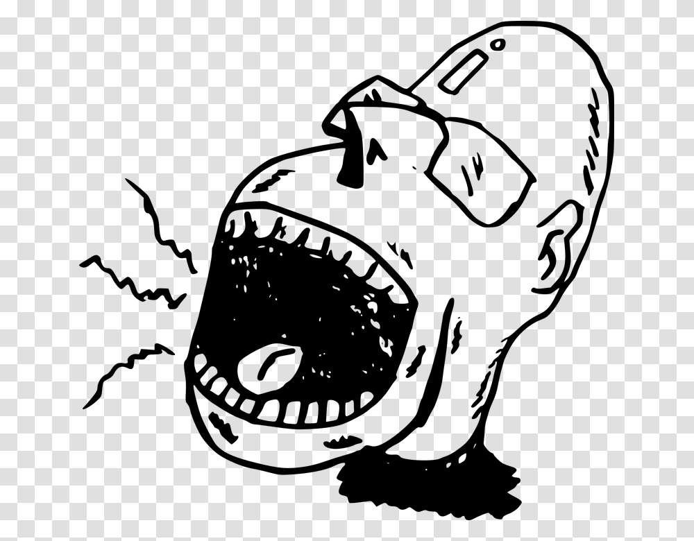 Screaming Face Screaming Person Clipart, Gray, World Of Warcraft Transparent Png