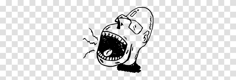 Screaming Person Clip Art, Gray, World Of Warcraft Transparent Png