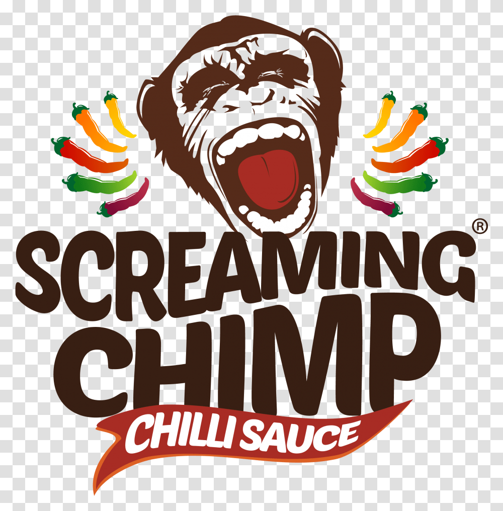 Screaming Screaming Chimp Chilli Sauce Ltd, Teeth, Mouth, Lip, Poster Transparent Png