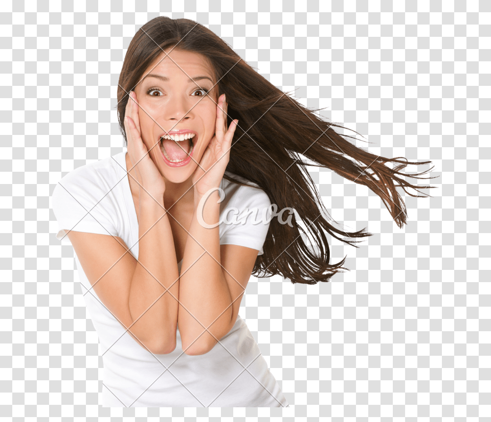 Screaming Screaming Woman Face, Female, Person, Human, Portrait Transparent Png