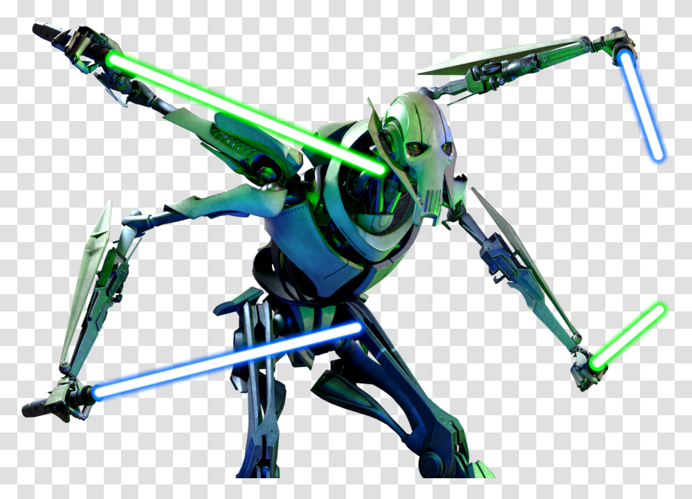 Screen Accurate General Grievous General Grievous, Duel, Laser, Light, Bicycle Transparent Png
