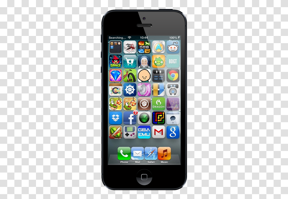 Screen App Icon Grid Mobile Phone, Electronics, Cell Phone, Iphone, Person Transparent Png