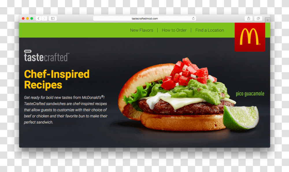 Screen Shot 2015 04 27 At Mcdonalds, Hot Dog, Food, Burger, Advertisement Transparent Png