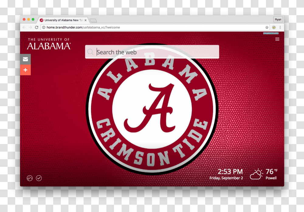 Screen Shot 2016 09 02 At Alabama Crimson Tide, Logo, Trademark Transparent Png