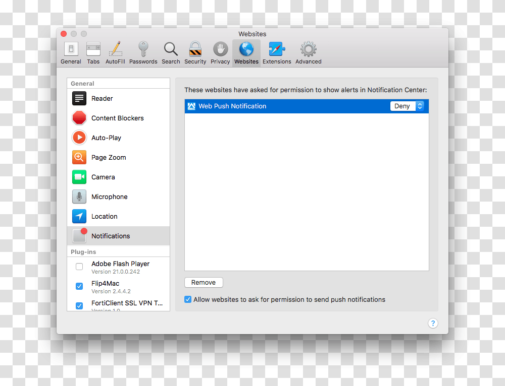 Screen Shot 2018 02 22 At Unblock A Plugin On Mac, Word, File, Webpage Transparent Png