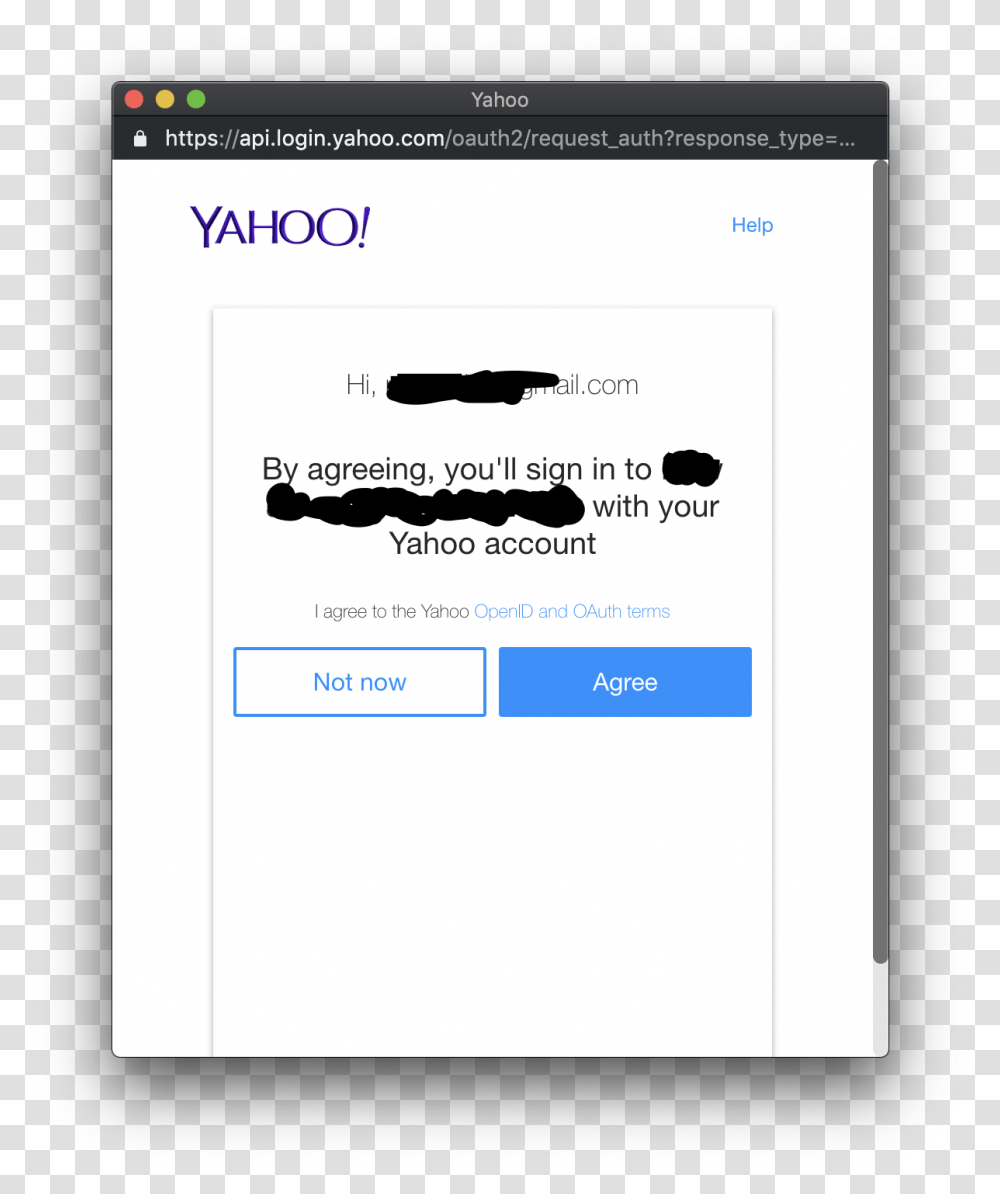Screen Shot 2019 06 14 At 5 46 09 Am Yahoo Sign In Request, File, Webpage, Electronics Transparent Png