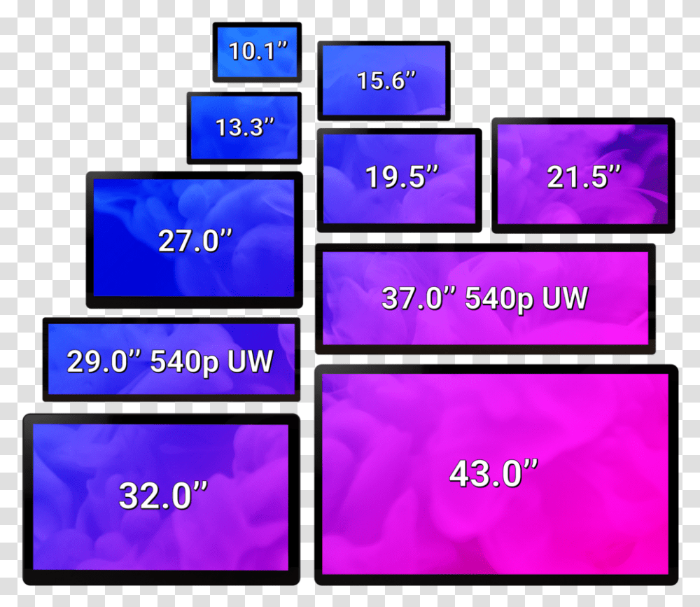 Screen Sizes, Word, Monitor, Electronics Transparent Png