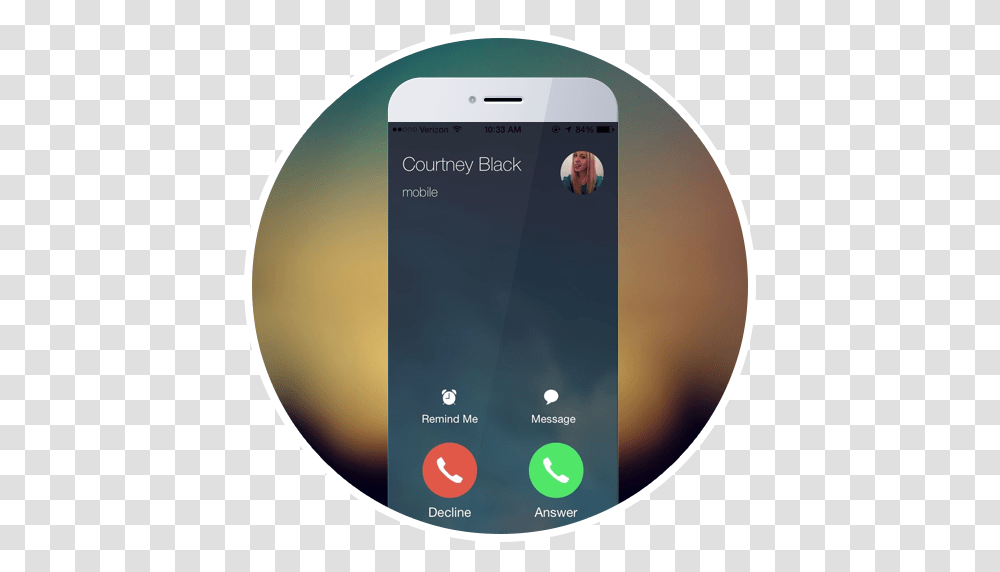 Screenphone Dlpngcom Incoming Call Hd Download, Disk, Electronics, Mobile Phone, Cell Phone Transparent Png