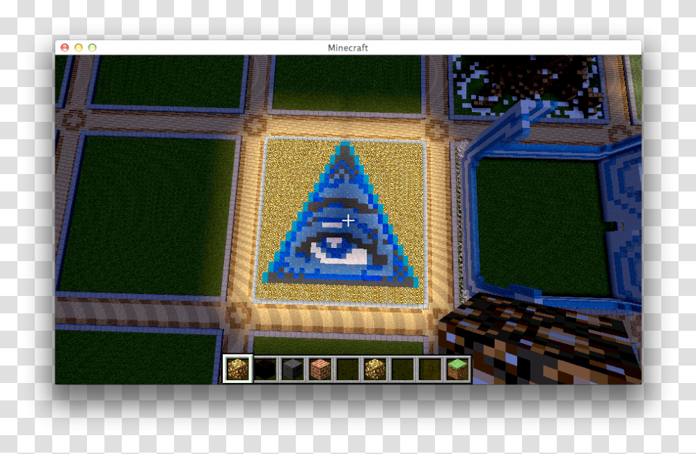 Screenshot, Minecraft, Triangle, Legend Of Zelda, Pac Man Transparent Png