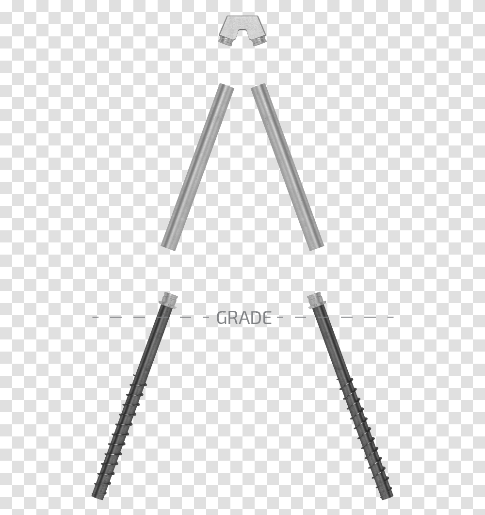 Screw 3 Black With Grade Marking Tools, Tripod, Sword, Blade, Weapon Transparent Png