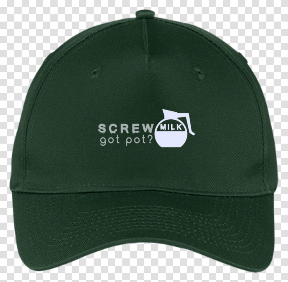 Screw Pot Got Milk Baseball Cap Baseball Cap, Clothing, Apparel, Hat Transparent Png