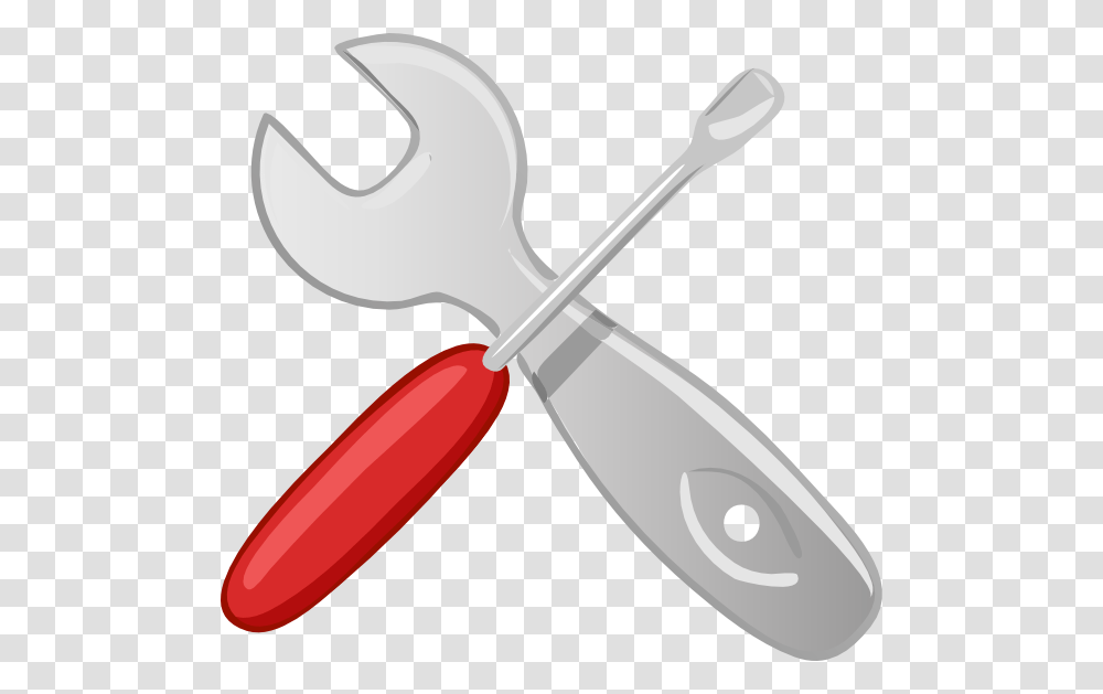 Screw Wrench Clip Art Of Hardware Tool Shop Free Download, Brush, Toothbrush, Scissors, Blade Transparent Png