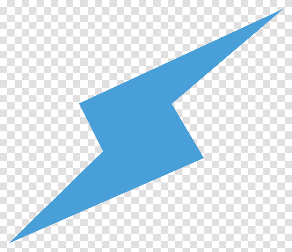 Screwattack Blue Bolt Blue Lightning Icon, Triangle, Symbol, Star Symbol, Art Transparent Png
