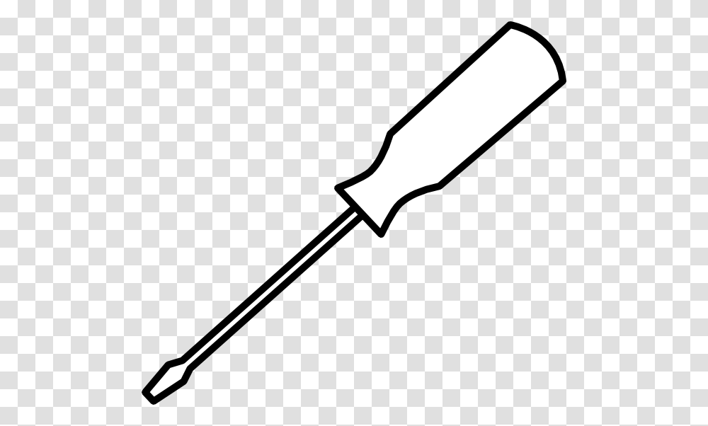 Screwdriver Black And White Clip Art, Tool Transparent Png