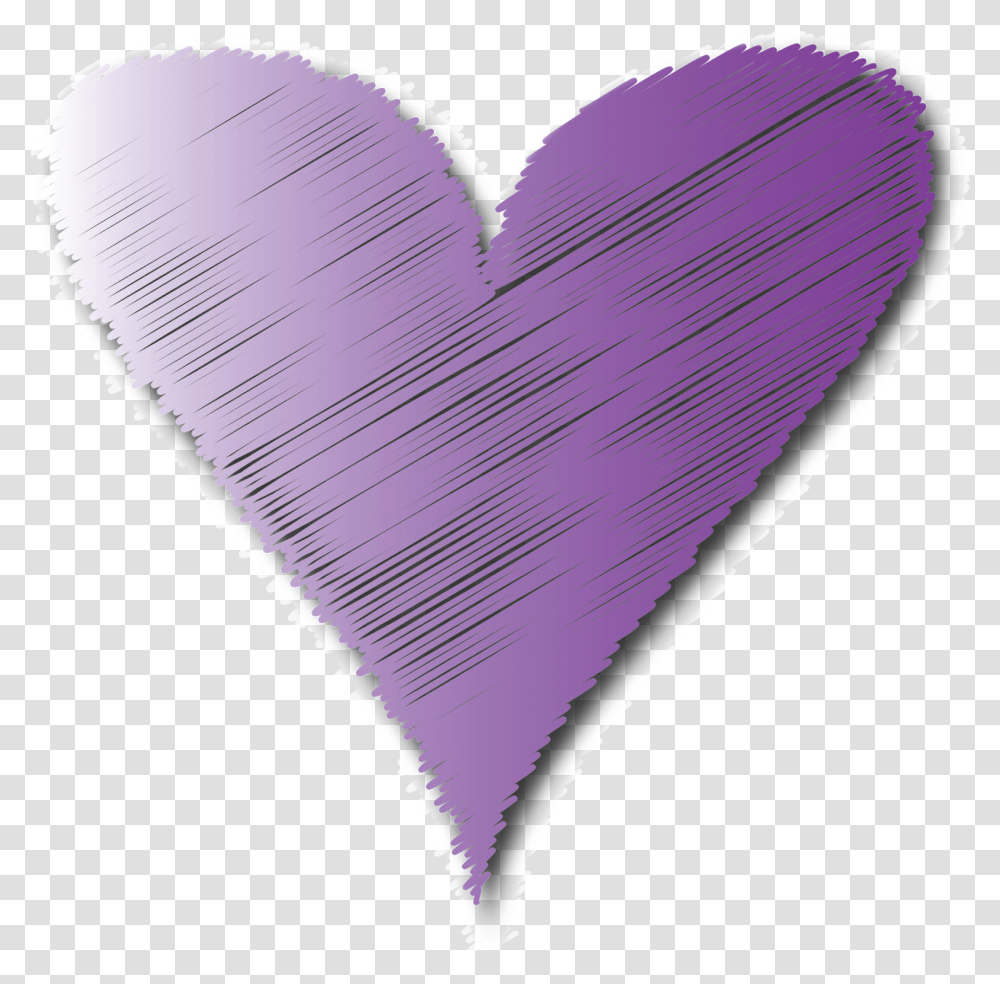 Scribble Clipart Purple Scribble Heart, Tennis Racket Transparent Png