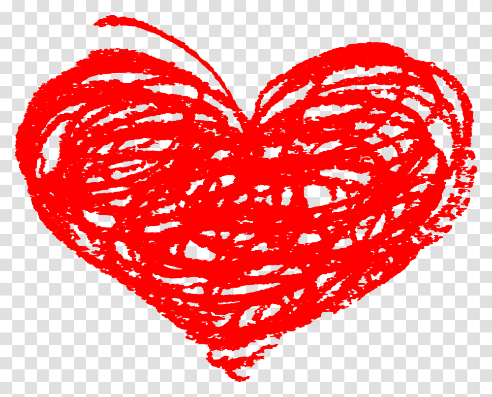 Scribble Heart Clipart Heart Doodle, Rug Transparent Png