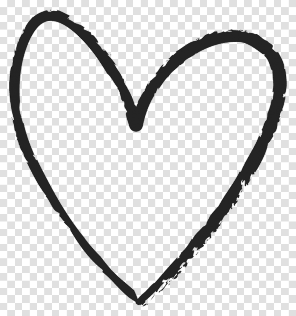 Scribble Heart Clipart Library Download Hand Drawn Heart Outline Transparent Png