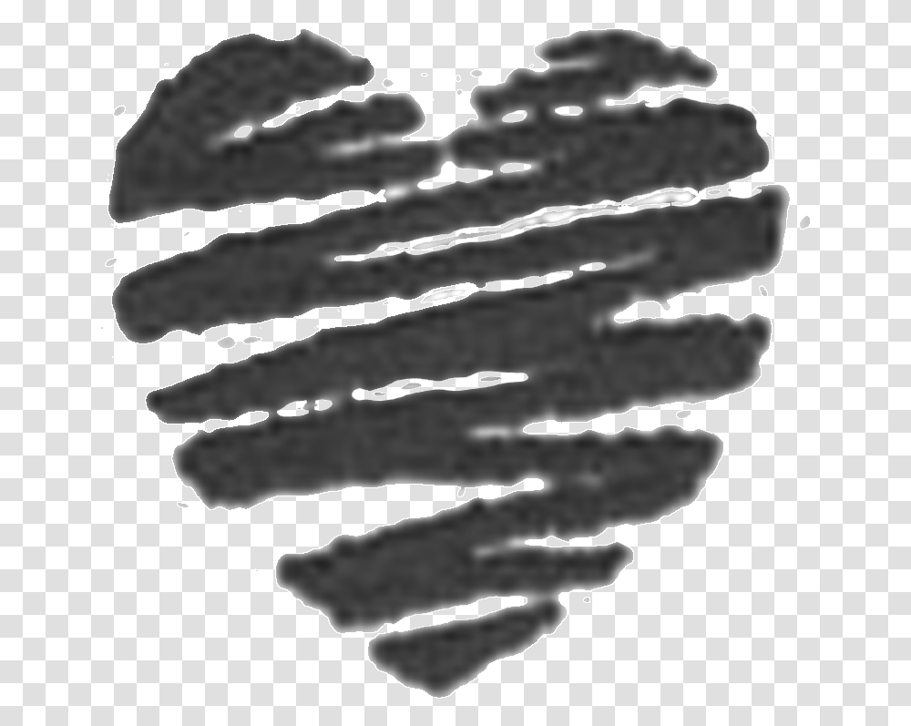 Scribble Heart Monochrome, Building, Architecture, Housing, Clothing Transparent Png