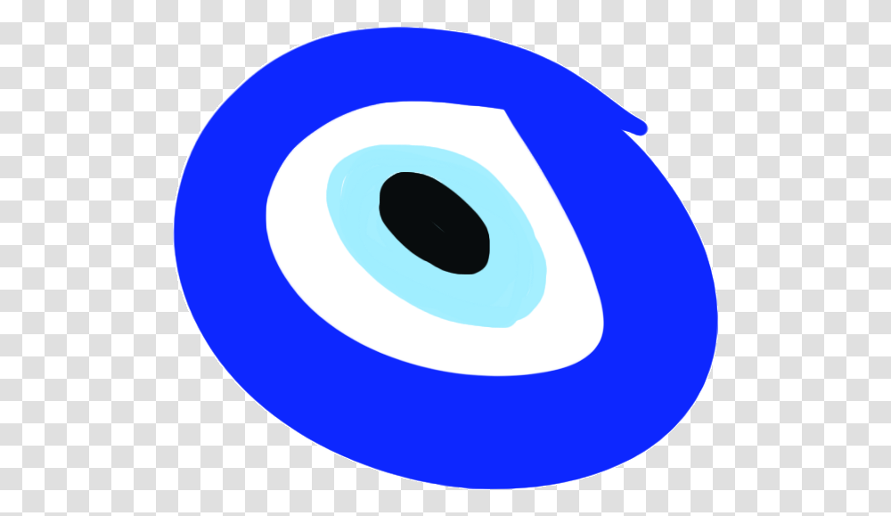 Scribble Of A Nazar To Ward Off The Evil Eye Evil Eye, Tape, Frisbee, Toy, Hole Transparent Png
