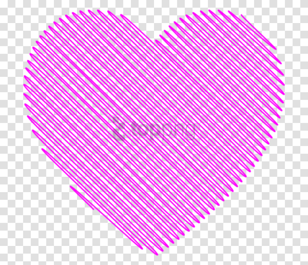 Scribble Scribble Heart, Purple, Pattern Transparent Png