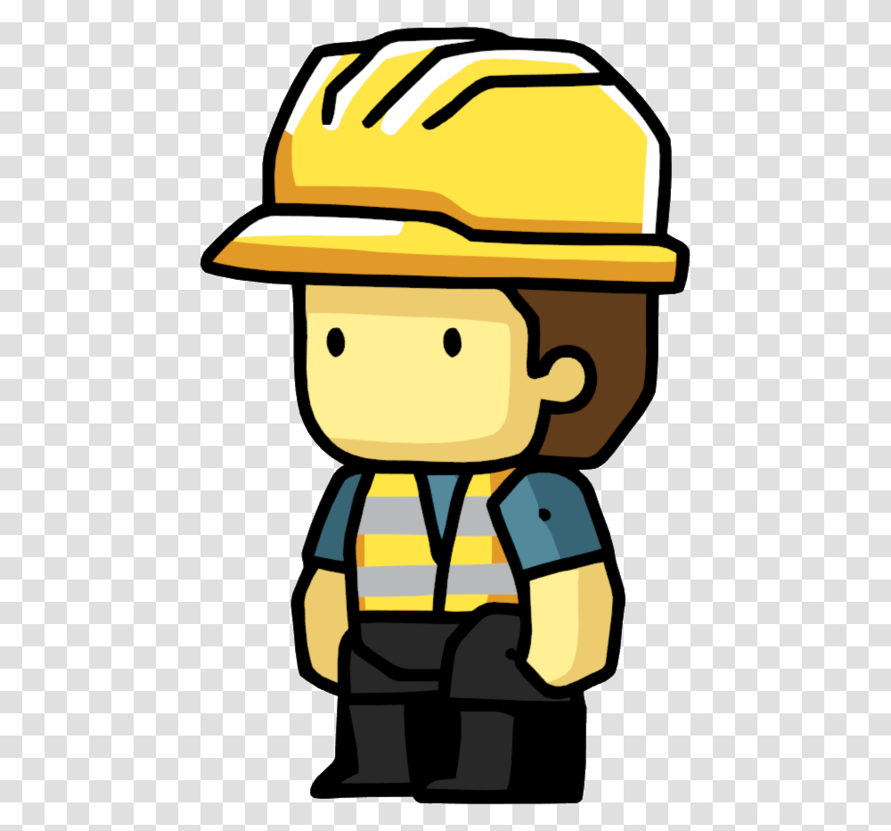 Scribblenauts Construction Worker Clip Arts Construction Worker Clipart, Helmet, Apparel, Fireman Transparent Png