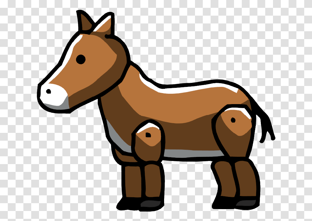 Scribblenauts Donkey, Horse, Mammal, Animal, Colt Horse Transparent Png