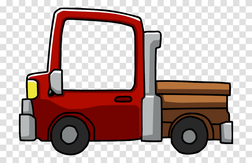 Scribblenauts Truck, Vehicle, Transportation, Fire Truck, Van Transparent Png