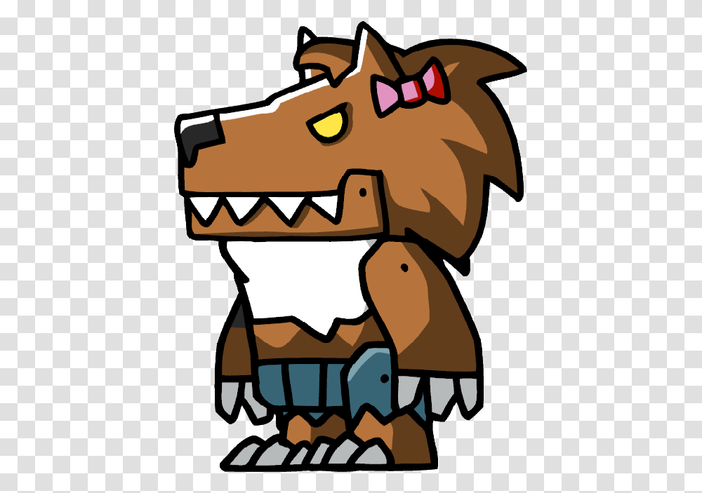 Scribblenauts Werewolf, Animal, Mammal, Dinosaur, Reptile Transparent Png