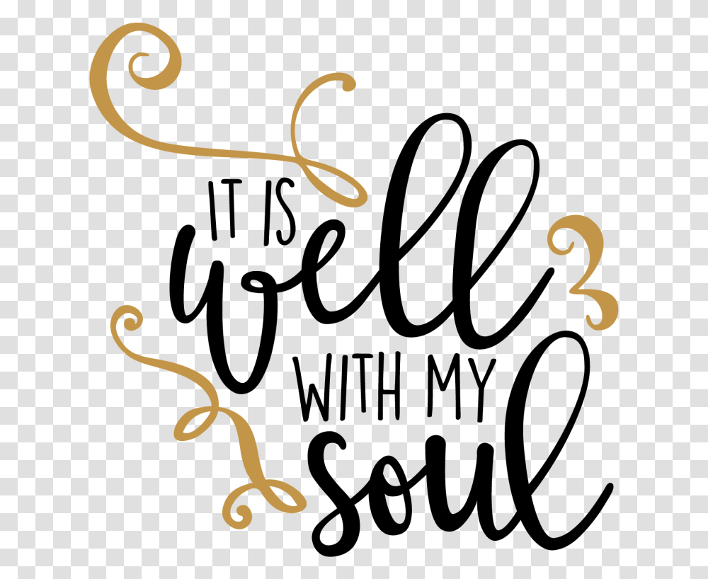 Scripture Diy Gallery Well With My Soul, Number Transparent Png