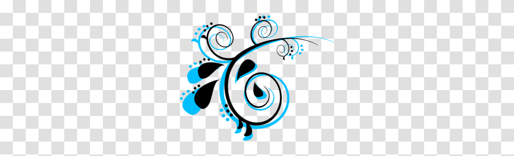 Scroll Black And Peacock Clip Art, Number Transparent Png