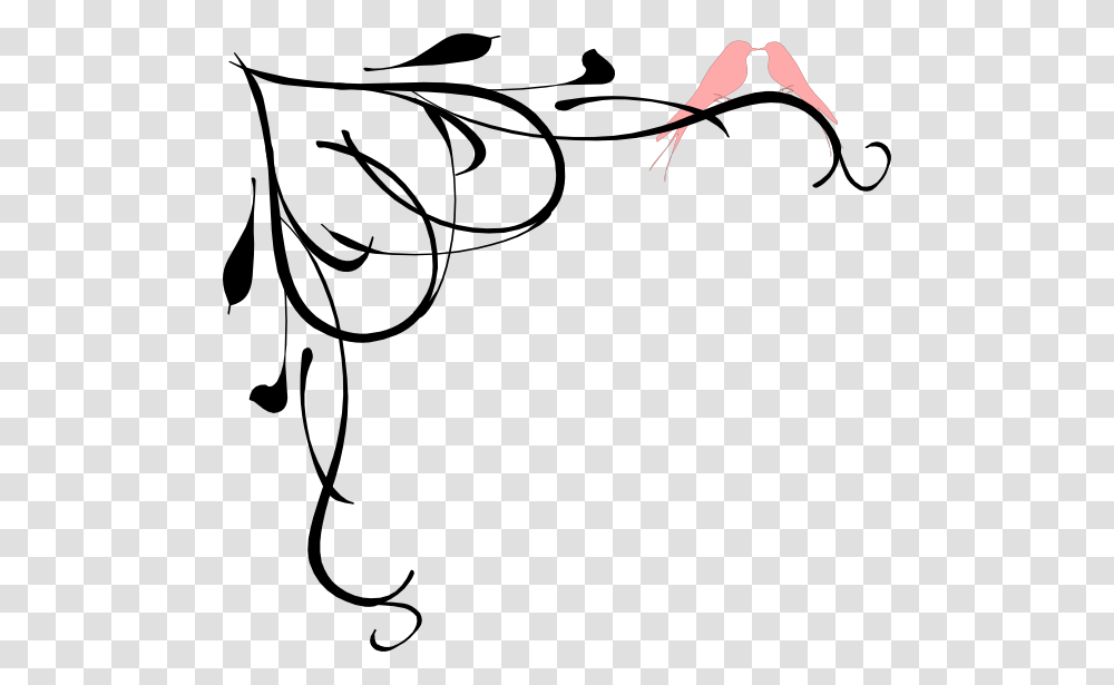 Scroll Border Clip Art Free Image, Floral Design, Pattern, Bow Transparent Png