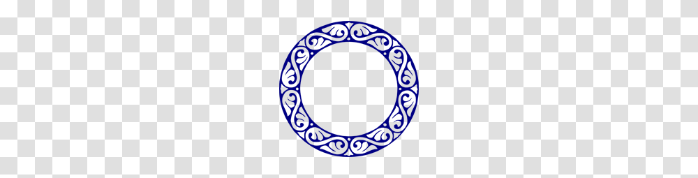 Scroll Circle Blue Clip Art For Web, Label, Sticker, Rug Transparent Png